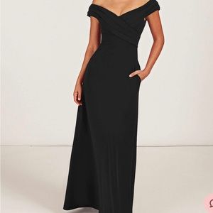 Women’s Azazie Evita Black Gown